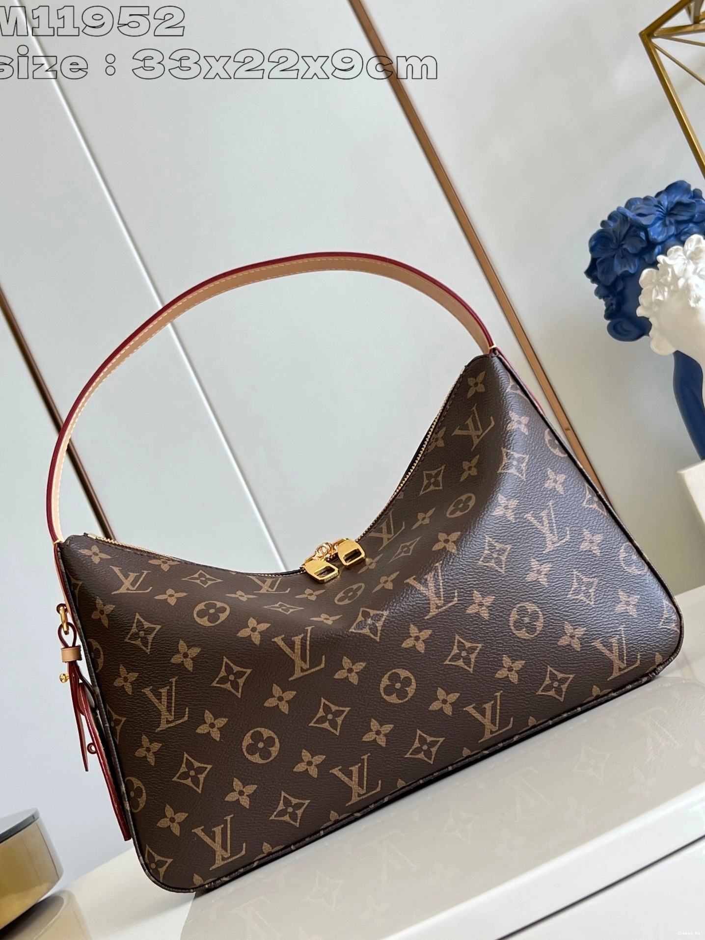 Slouchy VUITTON LOUIS PM-33*22*9CM 0815